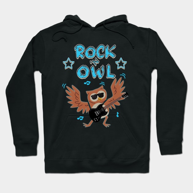 Rock 'N Owl Hoodie by RailoImage